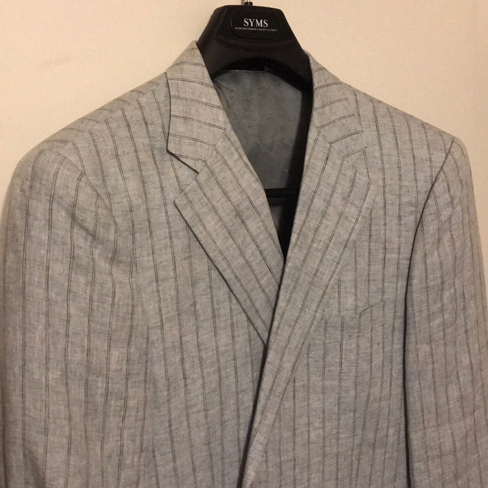 Nordstrom two button linen blazer 44R